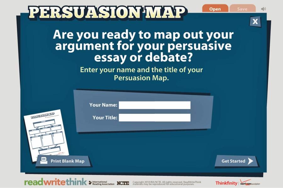 Persuasion Map for Persuasive Essays {Free Interactive}