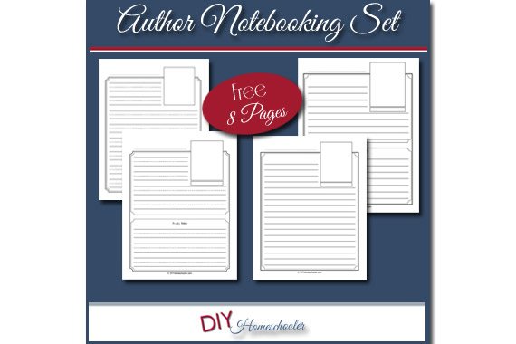 Author Notebooking Pages {Free Download}