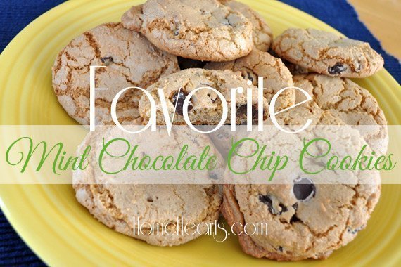 Favorite Mint Chocolate Chip Cookies