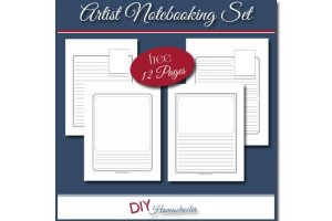 Artist Notebooking Pages {Free}