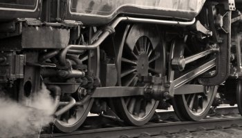 "The Railway Train" by Emily Dickinson